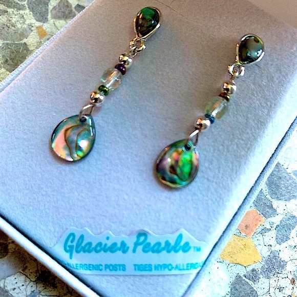 STORRS GLACIER PEARLE EARRINGS - Picture 4 of 8